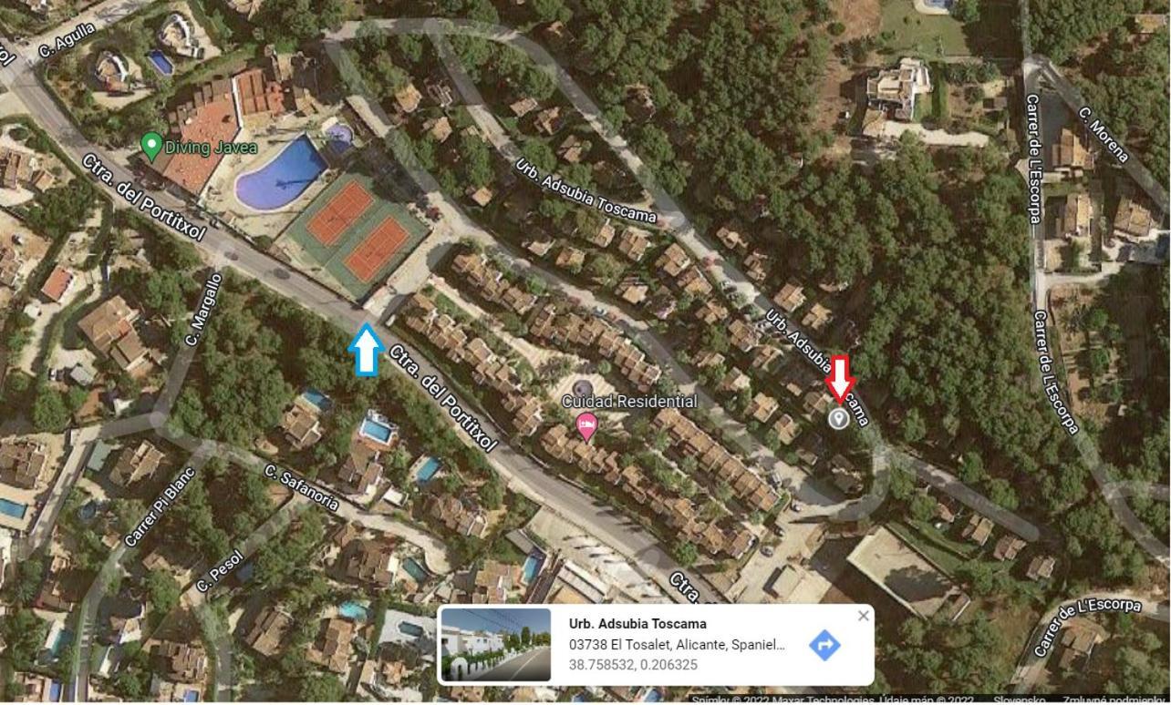 Villa Adriana V Rezidencii Toscamar Xabia Bagian luar foto